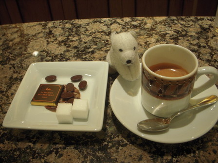 エスプレッソとチョコレート