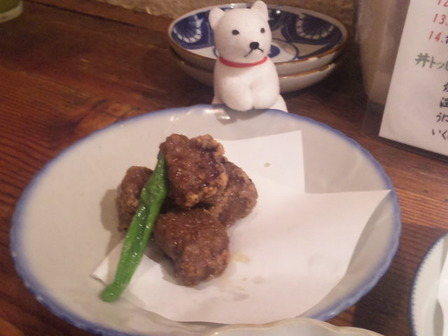 鯨の竜田揚げ