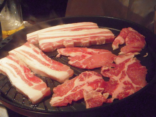 焼く前