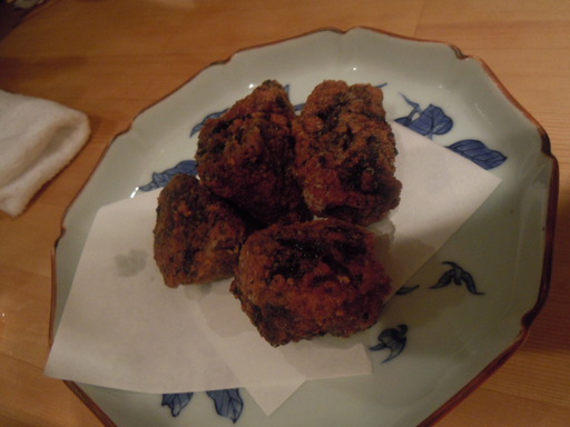 鯨の竜田揚げ