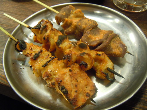 自家製味噌漬けモツ焼き