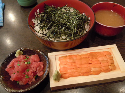 箱ウニ定食