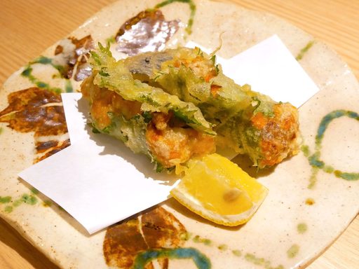 生雲丹の天麸羅