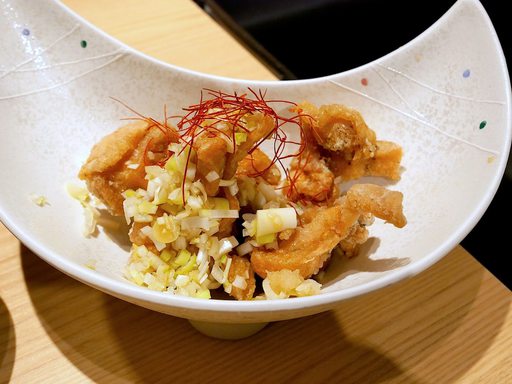 大山鶏唐揚げねぎまみれ