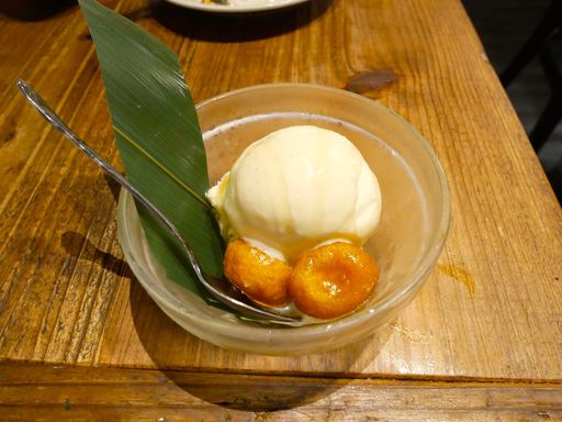 安納芋餅バニラアイス