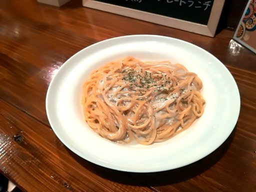 モッツァレラのクリームパスタ