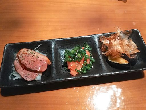 本日の前菜3種