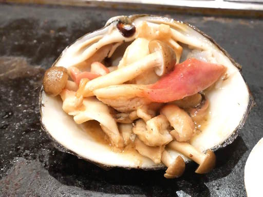 北寄貝焼き