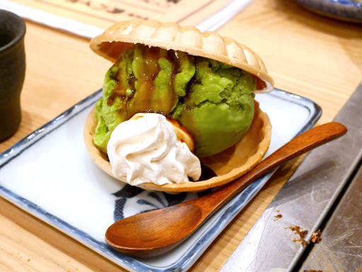 アイスもなか(抹茶)