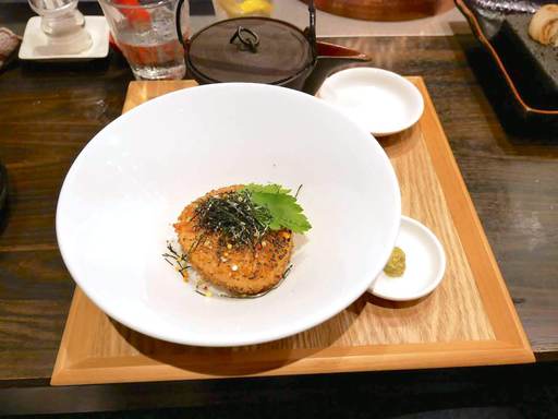 焼きおにぎりのだし茶漬け