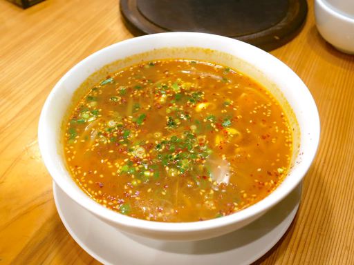 青唐辛子のスープ(辛さ増量)