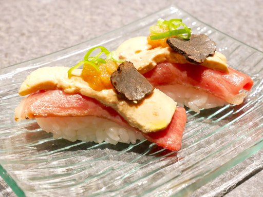 フォアグラと和牛にぎり