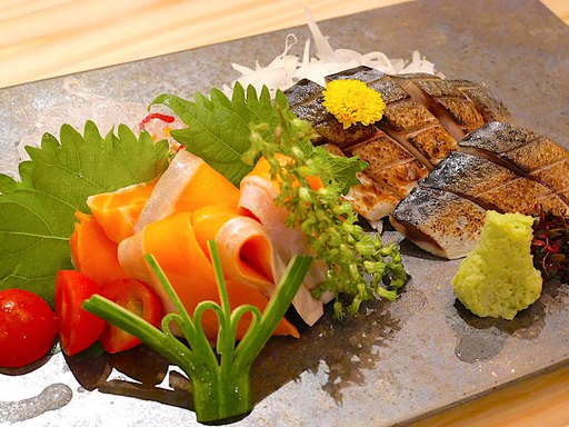 銀王のマリネと炙り〆鯖