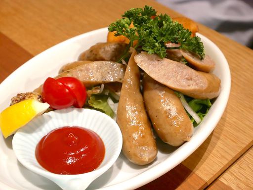 山形豚のソーセージ盛り合わせ