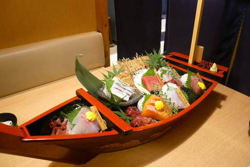 舟盛り鮮魚7点盛り