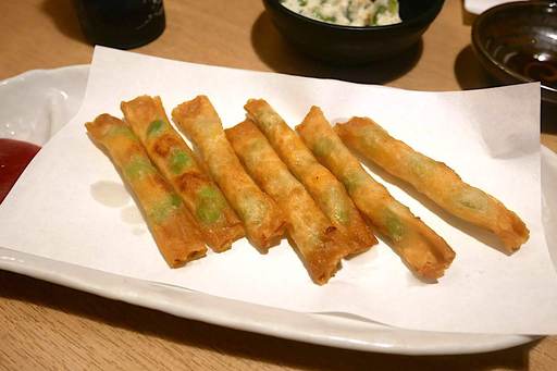 枝豆揚げワンタン