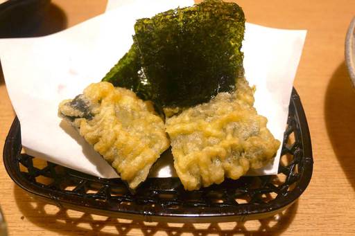 かに味噌の天ぷら