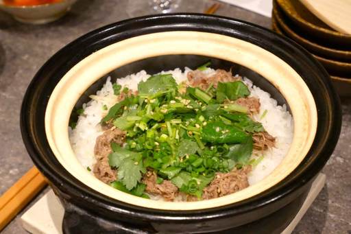 牛テールだしの和牛土鍋ご飯