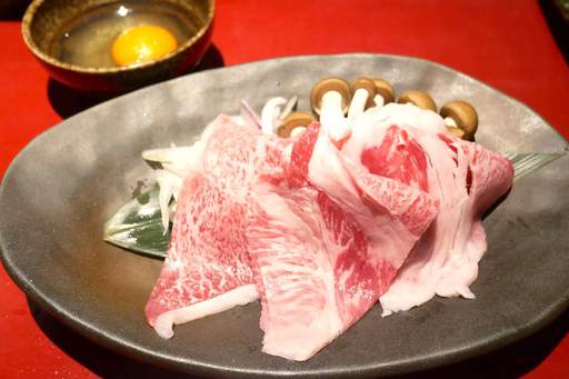 常陸牛のすき焼き風 陶板焼き