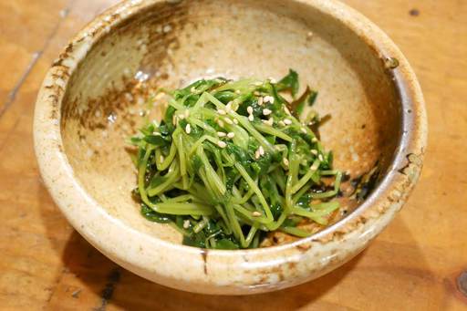 豆苗のナムル