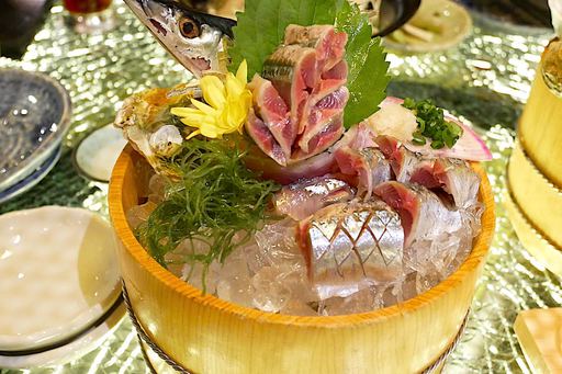 秋刀魚の活け造り