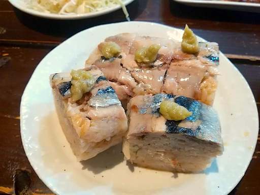秋刀魚の棒鮨