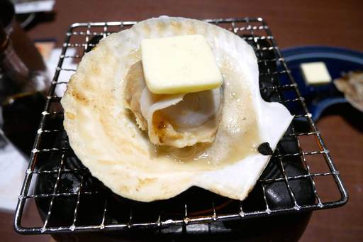 名物！ホタテ北海道バター焼き