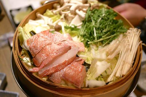 金目鯛と鮮魚のせいろ蒸鍋 ～鮮魚を含めた絶品せいろ鍋～