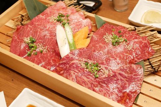 薄切り肉盛り合わせ