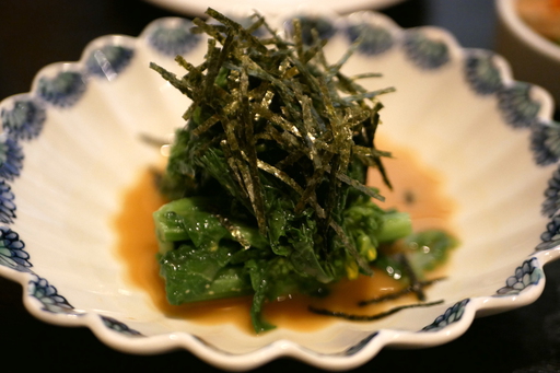 菜の花辛子和え