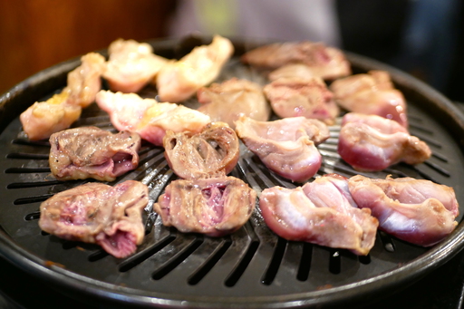 ホルモンごちゃ混ぜ味噌焼き