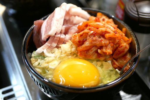 豚キムチ玉天