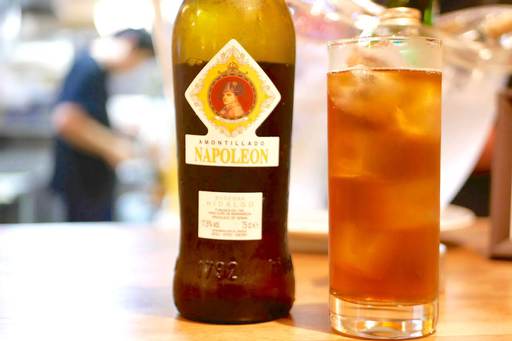 シェリー酒のジンジャー割