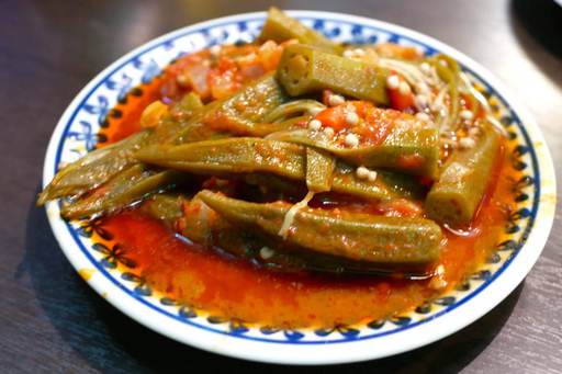 オクラとひき肉のトマト煮