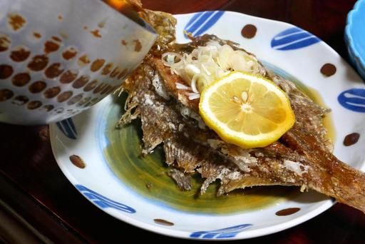 カレイの揚げ出し