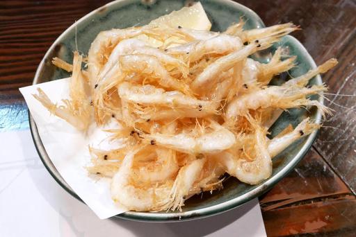 白海老の素揚げ