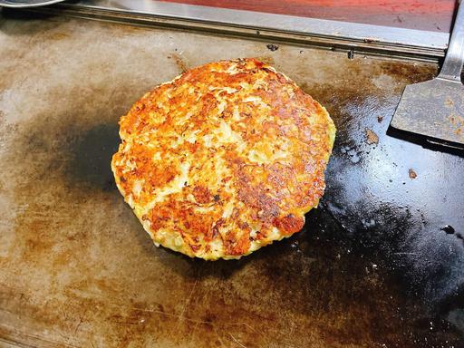 塩で食べるチーズ天