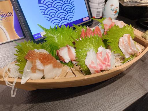 刺身舟盛り
