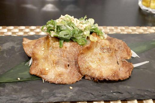 馬のネギタン塩焼き
