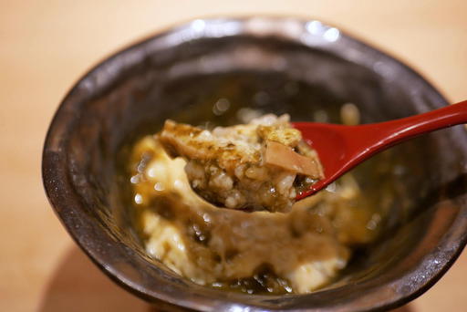 アワビの茶碗蒸しご飯