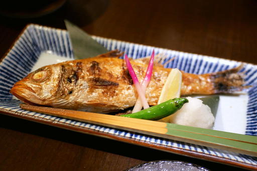 のどぐろ塩焼き