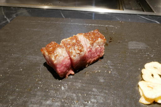 厳選黒毛和牛サーロイン鉄板焼き