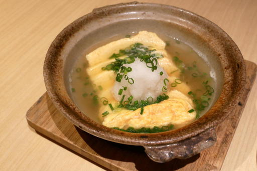 まぐろの出汁巻かれ豆腐