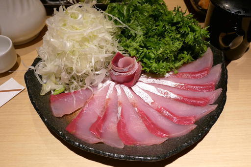 天然鰤のしゃぶしゃぶ