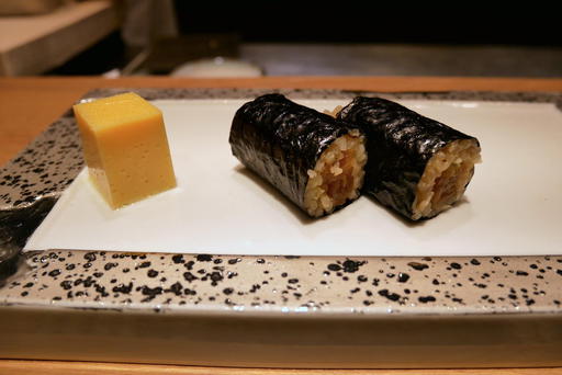 玉子と干瓢巻き