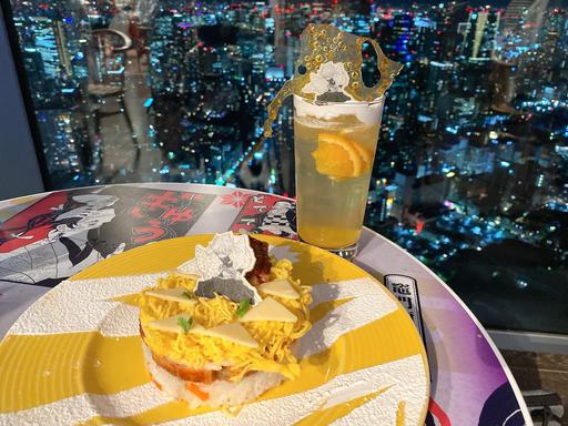 善逸の霹靂一閃ちらし寿司と善逸の雷の呼吸ドリンク