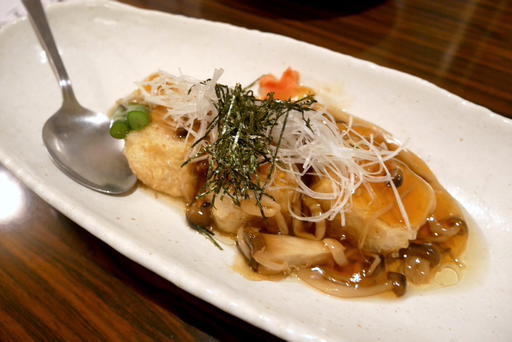 揚げ出し豆腐 木のこあんかけ