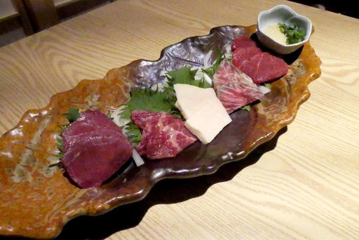 馬刺し5点盛り