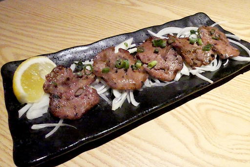 牛タンの塩焼き