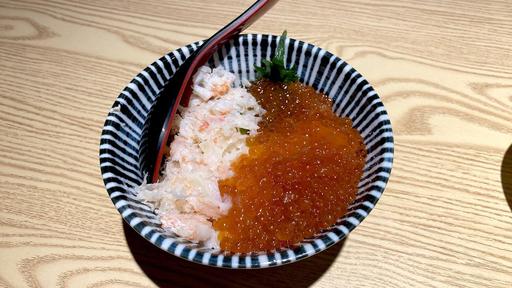 蟹いくら丼